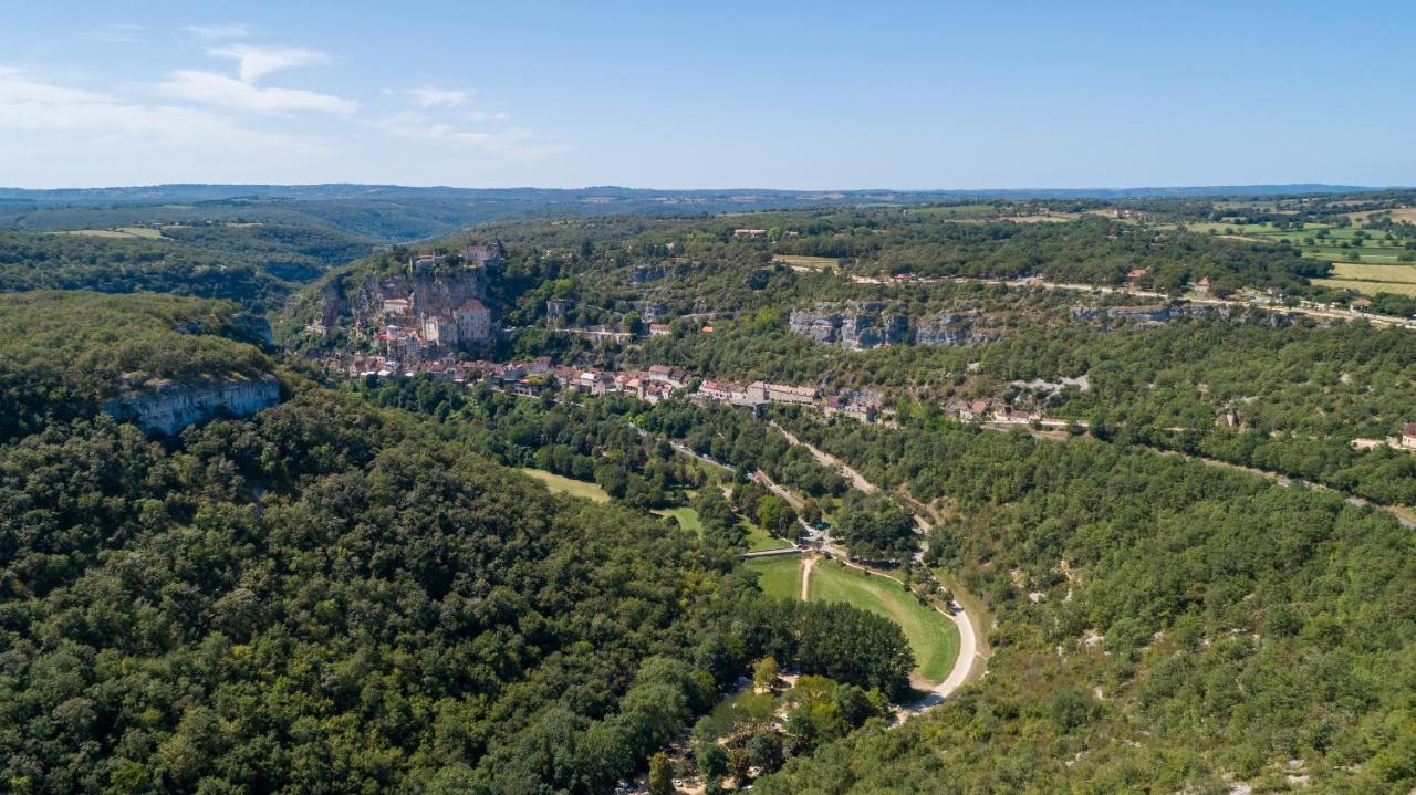 Hotel Camping Les Cigales Rocamadour Exterior foto